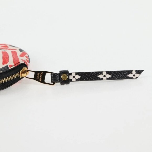 LOUIS VUITTON Monogram Crafty Round Coin Purse Red - Picture 7 of 15